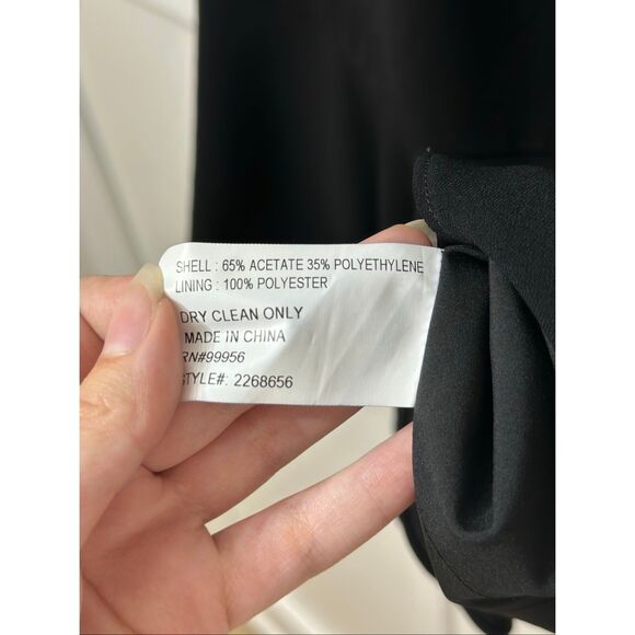 NWOT Shoshanna Ric Rac Black & White Floral Trim Min Dress Women's 6US - Picture 5 of 11